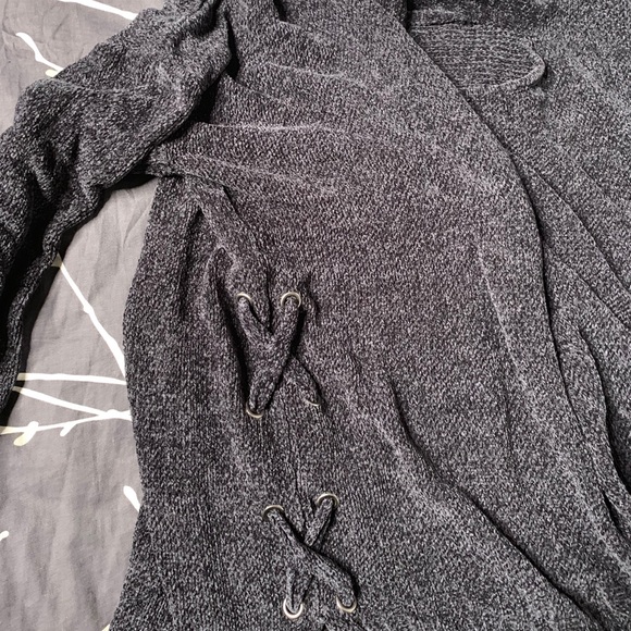 🦋Lace up Sweater- hippie rose - Picture 4 of 4